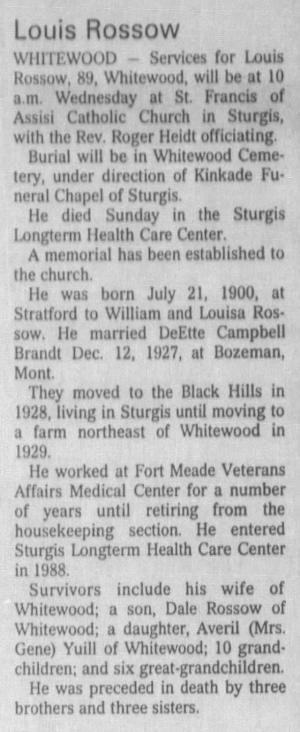 Clipping from Rapid City Journal